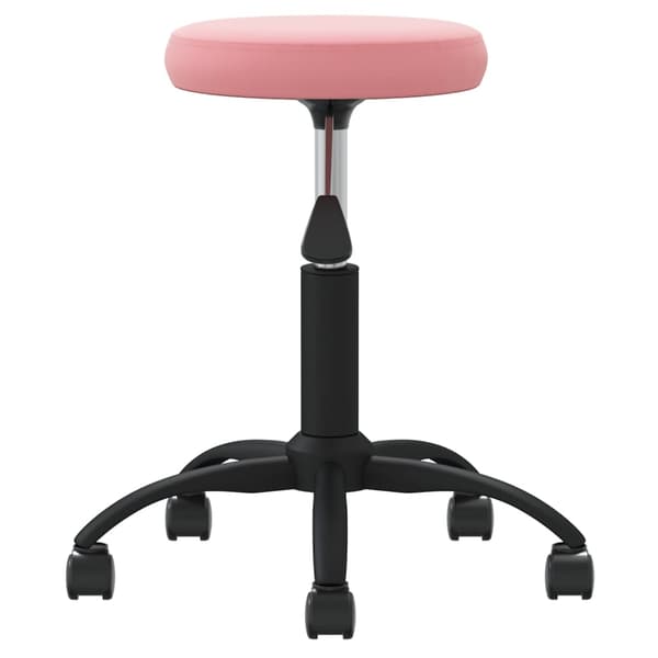 vidaXL Matstol rosa sammet Rosa