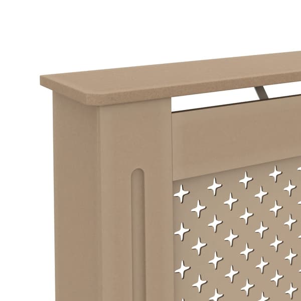 vidaXL Elementskydd 152x19x81,5 cm MDF Brun