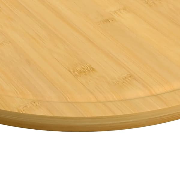 vidaXL Skärbrädor 6 st Ø30x1,5 cm bambu Brun