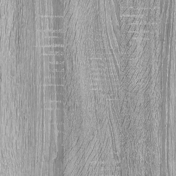 vidaXL Bokhylla grå sonoma 60x33x100 cm konstruerat trä och stål Grå