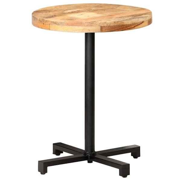 vidaXL Cafébord runt Ø60x75 cm grovt mangoträ Brun
