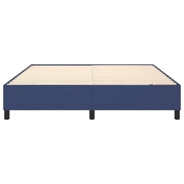 vidaXL Ramsäng blå 160x200 cm tyg Blå