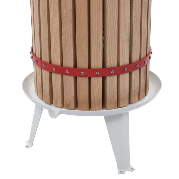 vidaXL Frukt- och vinpress set 2 delar