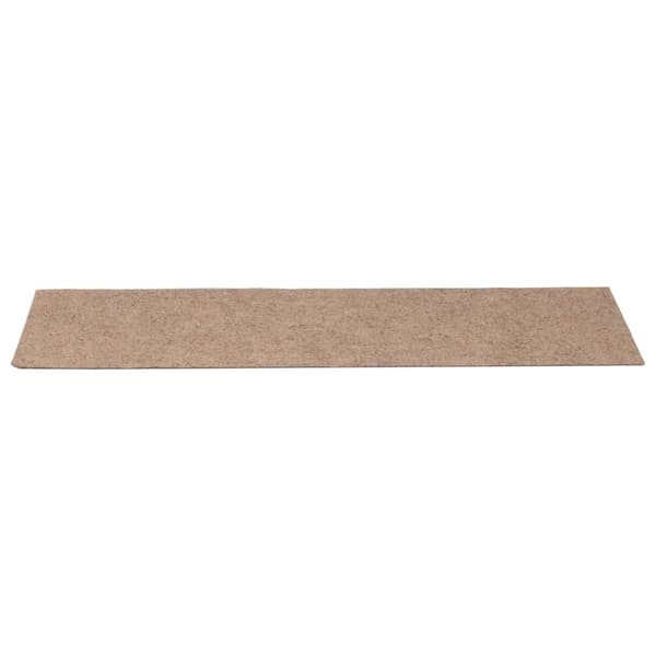 vidaXL Trappmattor självhäftande 15 st 76x20 cm ljusbruna rektangulära Brun