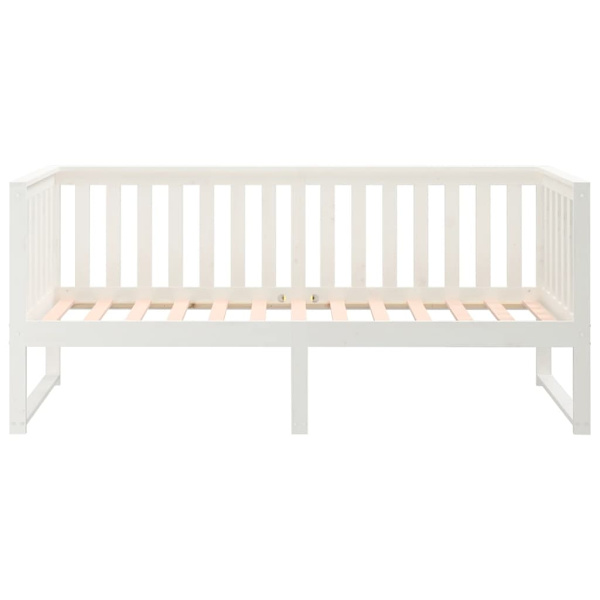 vidaXL Dagbädd vit 75x190 cm massivt furu Vit