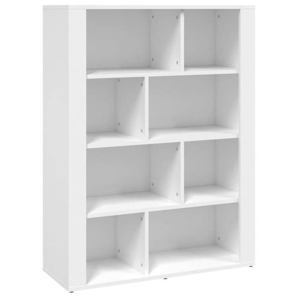 vidaXL Skänk vit 80x30x106 cm konstruerat trä Vit