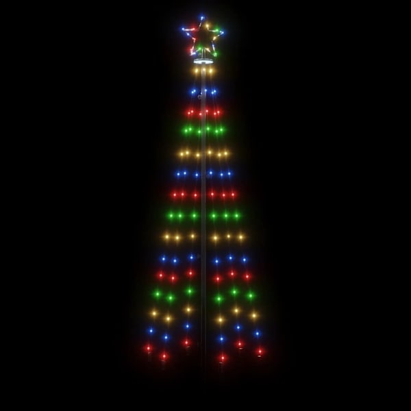 vidaXL Julgranskon färgglad 108 LEDs 70x180 cm Flerfärgsdesign