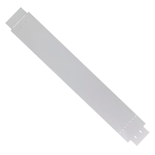 vidaXL Rabattkant 20 st 100 x 15 cm flexibel galvaniserat stål Silver