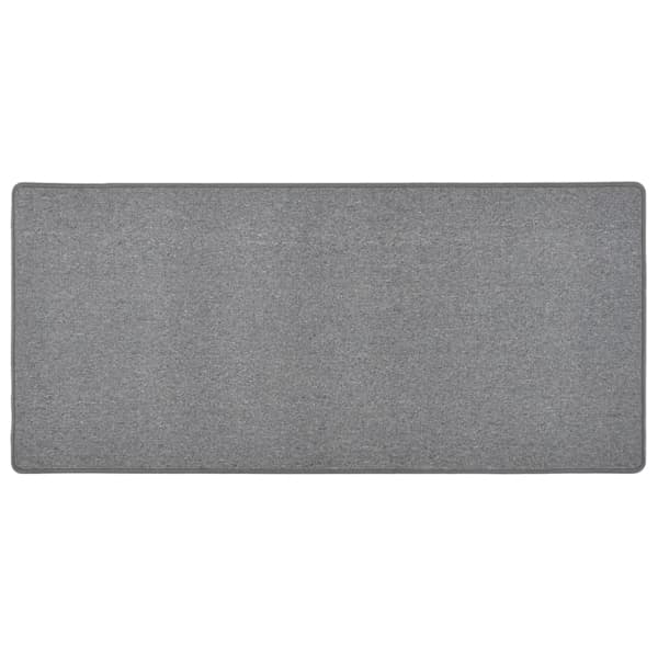 vidaXL Gångmatta mörkgrå 80x150 cm grå