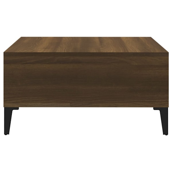 vidaXL Soffbord brun ek 60x60x30 cm konstruerat trä Brun
