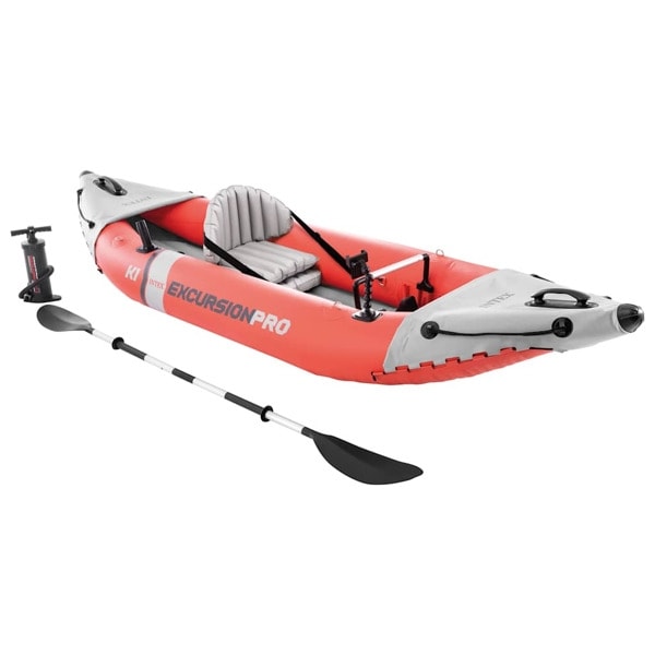 INTEX Uppblåsbar kajak Excursion Pro K1 305x91x46 cm Röd