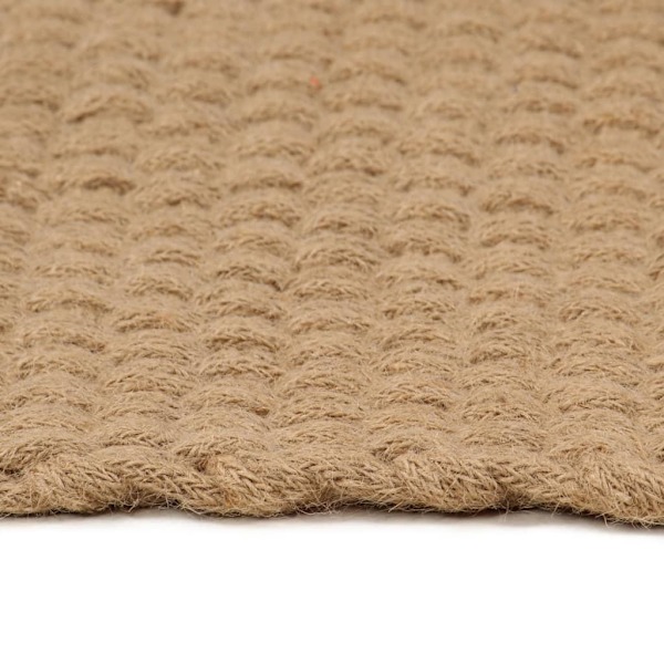 vidaXL Matta rektangulär naturfärg 160x230 cm jute Brun