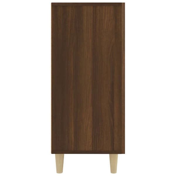 vidaXL Skänk brun ek 90x34x80 cm konstruerat trä Brun