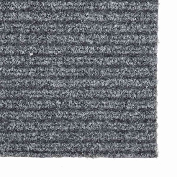vidaXL Gångmatta 100x350 cm grå grå