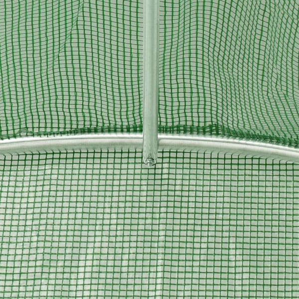vidaXL Växthus 8 m² 2x4x2 m Grön