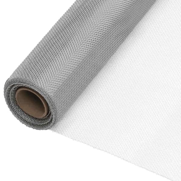 vidaXL Nät 60 x 1000 cm Mesh Rostfritt stål 201 Silver Silver