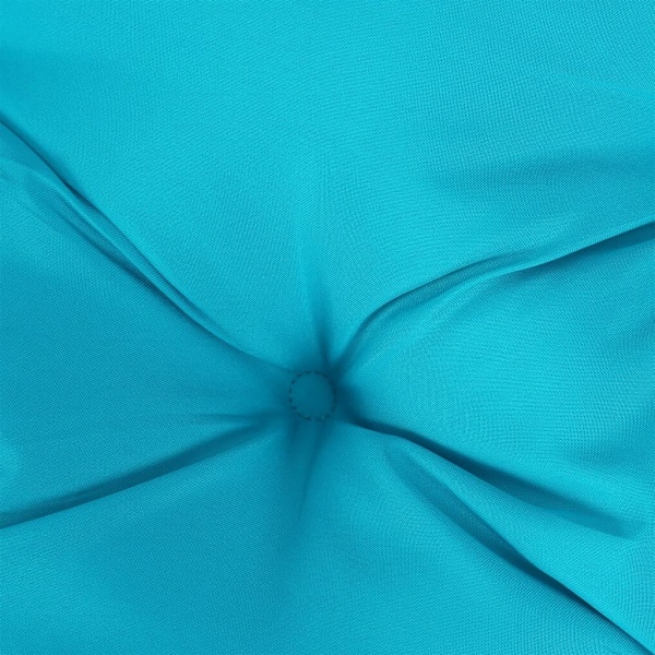 vidaXL Stolsdynor 6 st turkos 40x40x7 cm tyg Turkos