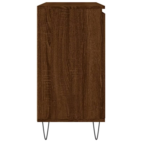 vidaXL Skänk brun ek 104x35x70 cm konstruerat trä Brun