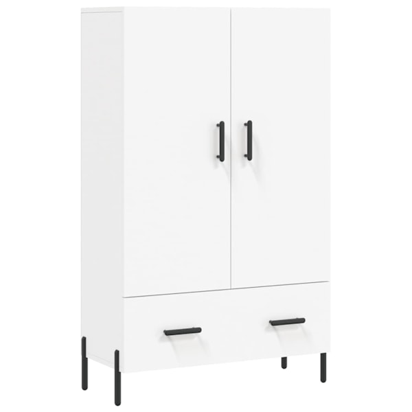 vidaXL Högskåp vit 69,5x31x115 cm konstruerat trä Vit