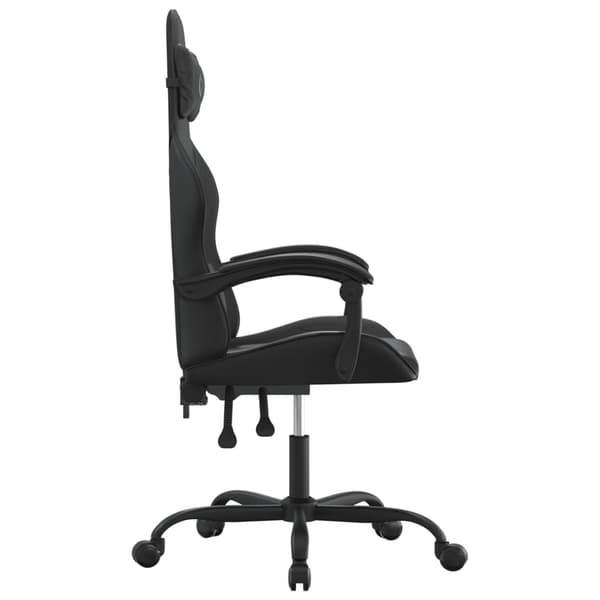vidaXL Gamingstol svart konstläder art