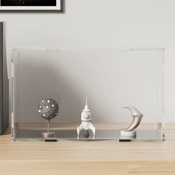 vidaXL Displaylåda transparent 31x17x19 cm akryl Transparent