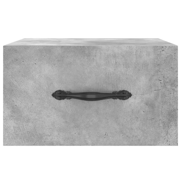 vidaXL Väggmonterade sängbord 2 st betonggrå 35x35x20 cm Grå