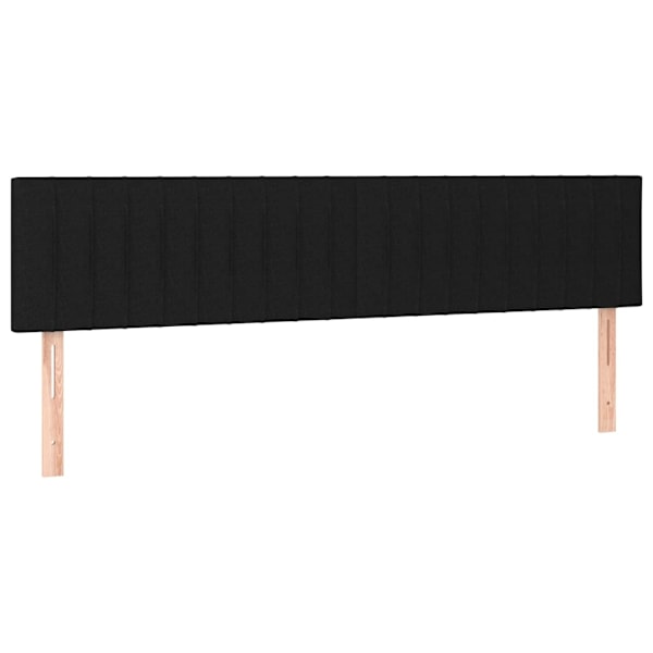 vidaXL Huvudgavlar 2 st svart 100 x 5 x 78/88 cm tyg Svart