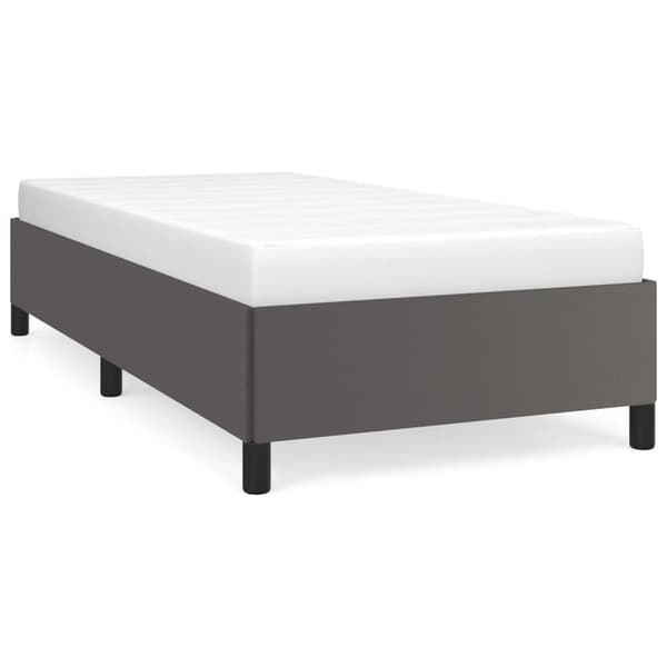 vidaXL Sängram grå 80x200 cm konstläder Grå