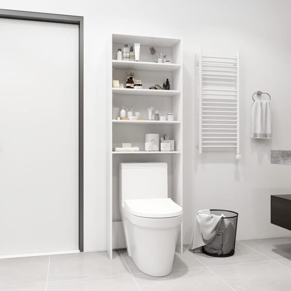 vidaXL Badrumsskåp vit 64x24x190 cm White