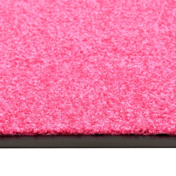 vidaXL Dörrmatta tvättbar rosa 60x90 cm Rosa