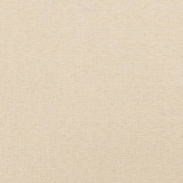 vidaXL Huvudgavlar 2 st gräddvit 100 x 5 x 78/88 cm tyg Kräm