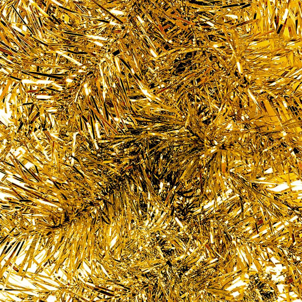 vidaXL Julgirlang med LED-lampor 20 m guld Guld