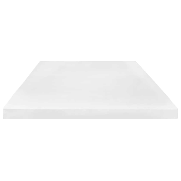 vidaXL Madrass 140x200 cm 7 zoner PU-skum 10 cm H2 H3 Vit