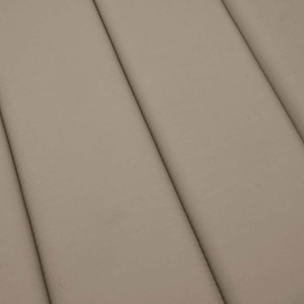 vidaXL Solsängsdyna taupe 186x58x4 cm oxfordtyg Taupe