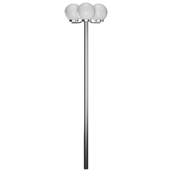 vidaXL Utebelysning Bristol 3-armad 220 cm Vit