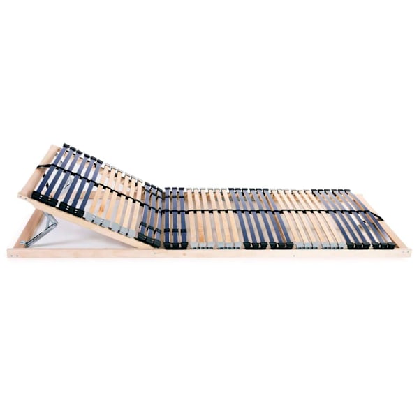 vidaXL Ribbotten med 42 ribbor 2 st 7 zoner 70x200 cm Brun