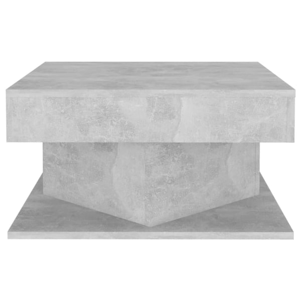 vidaXL Soffbord betonggrå 57x57x30 cm spånskiva grå