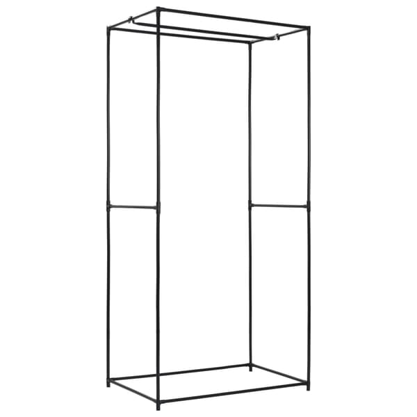 vidaXL Garderober 2 st grå 75x50x160 cm grå