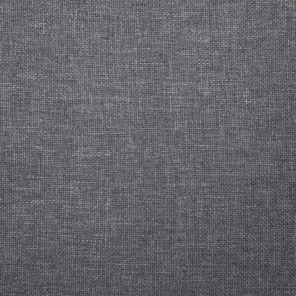 vidaXL Bänk med förvaringsutrymme 116 cm ljusgrå polyester grå