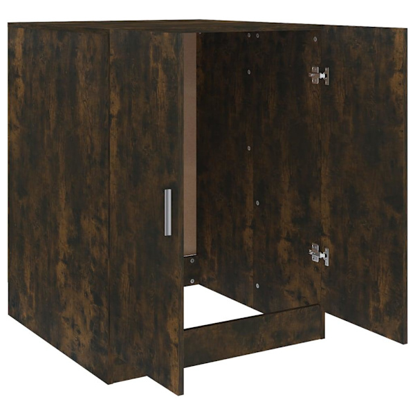 vidaXL Badrumsskåp rökfärgad ek 71x71,5x91,5 cm