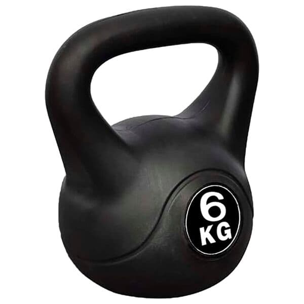 vidaXL Kettlebell 6 kg Svart