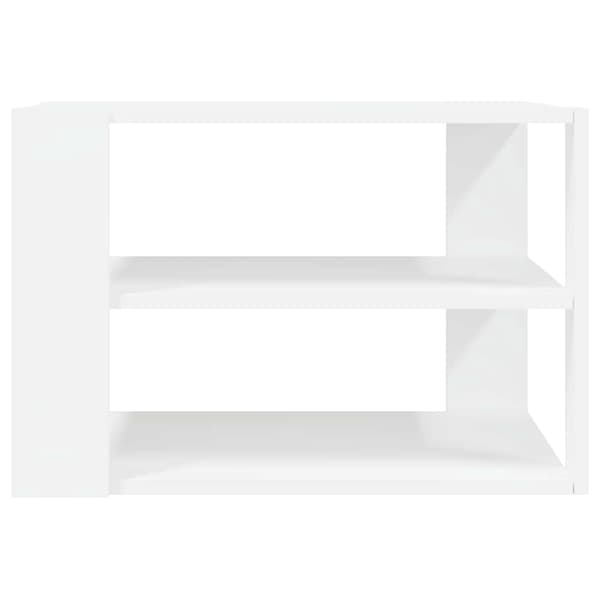 vidaXL Soffbord vit 58x58x40 cm konstruerat trä Vit