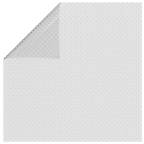 vidaXL Värmeduk för pool PE 450x220 cm grå grå