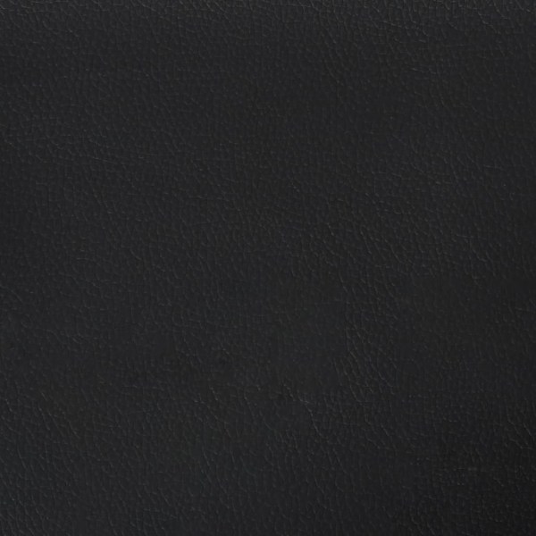 vidaXL Pocketresårmadrass svart 140x190x20 cm konstläder Svart