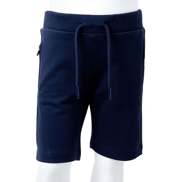 vidaXL Barnshorts marinblå 128 Blå