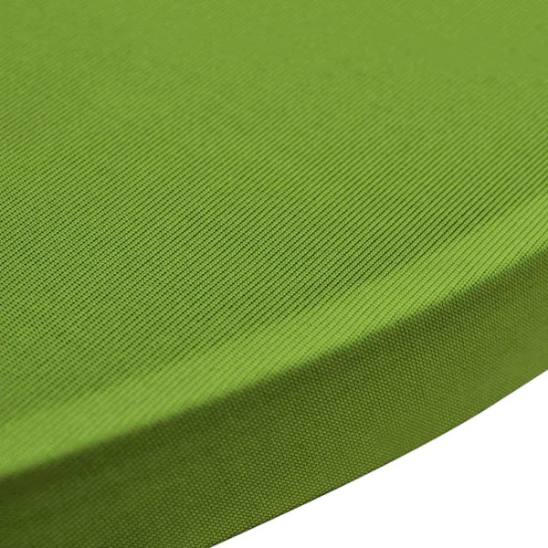 vidaXL Bordsöverdrag 4 st 80 cm stretch grön Grön