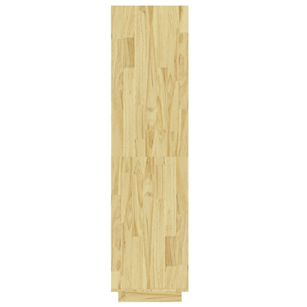 vidaXL Bokhylla/rumsavdelare 60x35x135 cm massiv furu Brun
