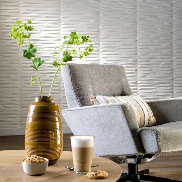 WallArt 3D Väggpaneler 24 st GA-WA24 valeria Vit