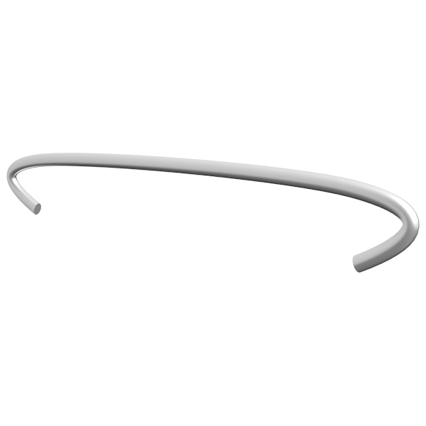 vidaXL Krokar till gabion 100 st galvaniserat stål 20 cm Silver