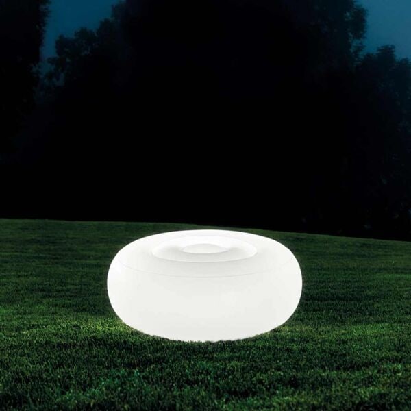 INTEX LED sittpuff 86x33 cm Vit